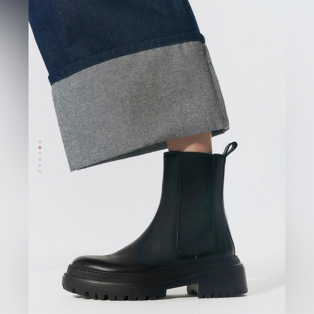 Maguire Corticella black leather boot 37